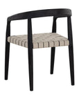 Cayman Dining Armchair Charcoal Teak Wood