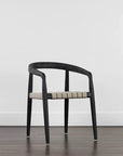 Cayman Dining Armchair Charcoal Teak Wood