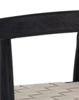 Cayman Dining Armchair Charcoal Teak Wood