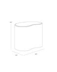 SUNPAN Ishiko Concrete Brown Outdoor Coffee Table