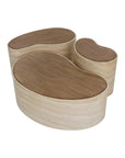SUNPAN Ishiko Concrete Brown Outdoor Coffee Table