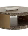 Cavette Concrete Top Outdoor Coffee Table