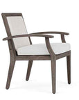 Frontier Aluminum Outdoor Dining Armchair-Outdoor Dining Chairs-Lloyd Flanders-LOOMLAN