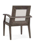 Frontier Aluminum Outdoor Dining Armchair-Outdoor Dining Chairs-Lloyd Flanders-LOOMLAN