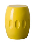 18 in. Orion Ceramic Outdoor Garden Stool - LOOMLAN - Emissary - Garden Stools