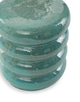 18 in. Torus Ceramic Outdoor Garden Stool-Garden Stools-Emissary-LOOMLAN