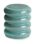 18 in. Torus Ceramic Outdoor Garden Stool-Garden Stools-Emissary-Jade-LOOMLAN