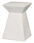 Emissary Upright 18"H Ceramic Outdoor Garden Stool