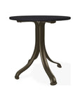 18" Round Marine Grade Polymer Top End Table - LOOMLAN - Telescope - Outdoor Side Tables