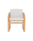 Pursuit Aluminum Outdoor Dining Armchair-Outdoor Dining Chairs-Lloyd Flanders-LOOMLAN