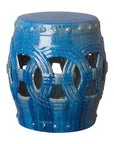 Emissary 19 in. Eternity Ceramic Outdoor Garden Stool