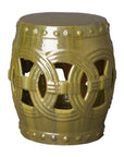 Emissary 19 in. Eternity Ceramic Outdoor Garden Stool