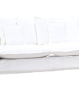 Jason White Fabric Slipcover Outdoor Sofa