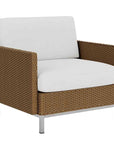Elements Outdoor Lounge Chair with Loom Arms and Back-Outdoor Lounge Chairs-Lloyd Flanders-LOOMLAN