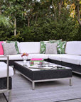 Elements Rectangular Outdoor Cocktail Table-Outdoor Coffee Tables-Lloyd Flanders-LOOMLAN