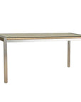 Elements Wicker Rectangular Outdoor Dining Table-Outdoor Dining Tables-Lloyd Flanders-LOOMLAN