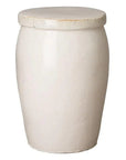 Emissary 21 in. Drum Too Ceramic Outdoor Garden Stool