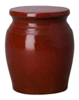 22 in. Koji Ceramic Outdoor Garden Stool - LOOMLAN - Emissary - Garden Stools