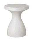 Emissary 22 in. Caemen Teardrop Terrazzo Outdoor Garden Stool