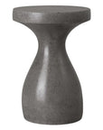 Emissary 22 in. Caemen Teardrop Terrazzo Outdoor Garden Stool