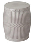 Emissary 22 in. Dolly Tub Ceramic Outdoor Garden Stool