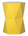 Emissary 22 in. Matrix Hexagon Outdoor Garden Stool