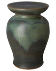 Emissary 23 in. Ceramic Outdoor Garden Stool