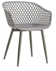 23.5 Inch Outdoor Chair Grey (Set of 2) Grey Contemporary Outdoor Accent Chairs LOOMLAN By Moe's Home