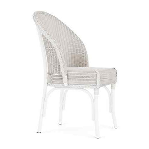 Loom Wicker Armless Outdoor Dining Chair-Outdoor Dining Chairs-Lloyd Flanders-LOOMLAN