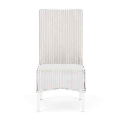 Loom High Back Armless Outdoor Dining Chair-Outdoor Dining Chairs-Lloyd Flanders-LOOMLAN
