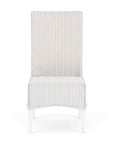 Loom High Back Armless Outdoor Dining Chair-Outdoor Dining Chairs-Lloyd Flanders-LOOMLAN