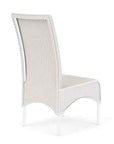 Loom High Back Armless Outdoor Dining Chair-Outdoor Dining Chairs-Lloyd Flanders-LOOMLAN