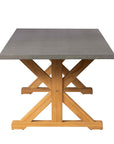 Teak Ceramic Top Outdoor Dining Table-Outdoor Dining Tables-Lloyd Flanders-LOOMLAN
