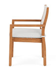 Loom Loom Back Teak Outdoor Dining Armchair-Outdoor Dining Chairs-Lloyd Flanders-LOOMLAN