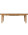 Teak Double Butterfly Leaf Outdoor Dining Table-Outdoor Dining Tables-Lloyd Flanders-LOOMLAN