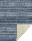 Hushed Blue Washable Indoor-Outdoor Rug