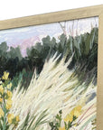 Paragon Memory of This Wood Frame Green Canvas Art