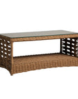 Magnolia Rectangular Outdoor Cocktail Table-Outdoor Coffee Tables-Lloyd Flanders-LOOMLAN