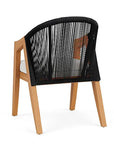 Alpine Teak Wooden Outdoor Dining Armchair-Outdoor Dining Chairs-Lloyd Flanders-LOOMLAN