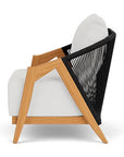 Alpine Teak Wooden Outdoor Lounge Chair-Outdoor Lounge Chairs-Lloyd Flanders-LOOMLAN