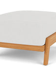 Alpine Teak Wooden Rectangular Outdoor Ottoman-Outdoor Ottomans-Lloyd Flanders-LOOMLAN