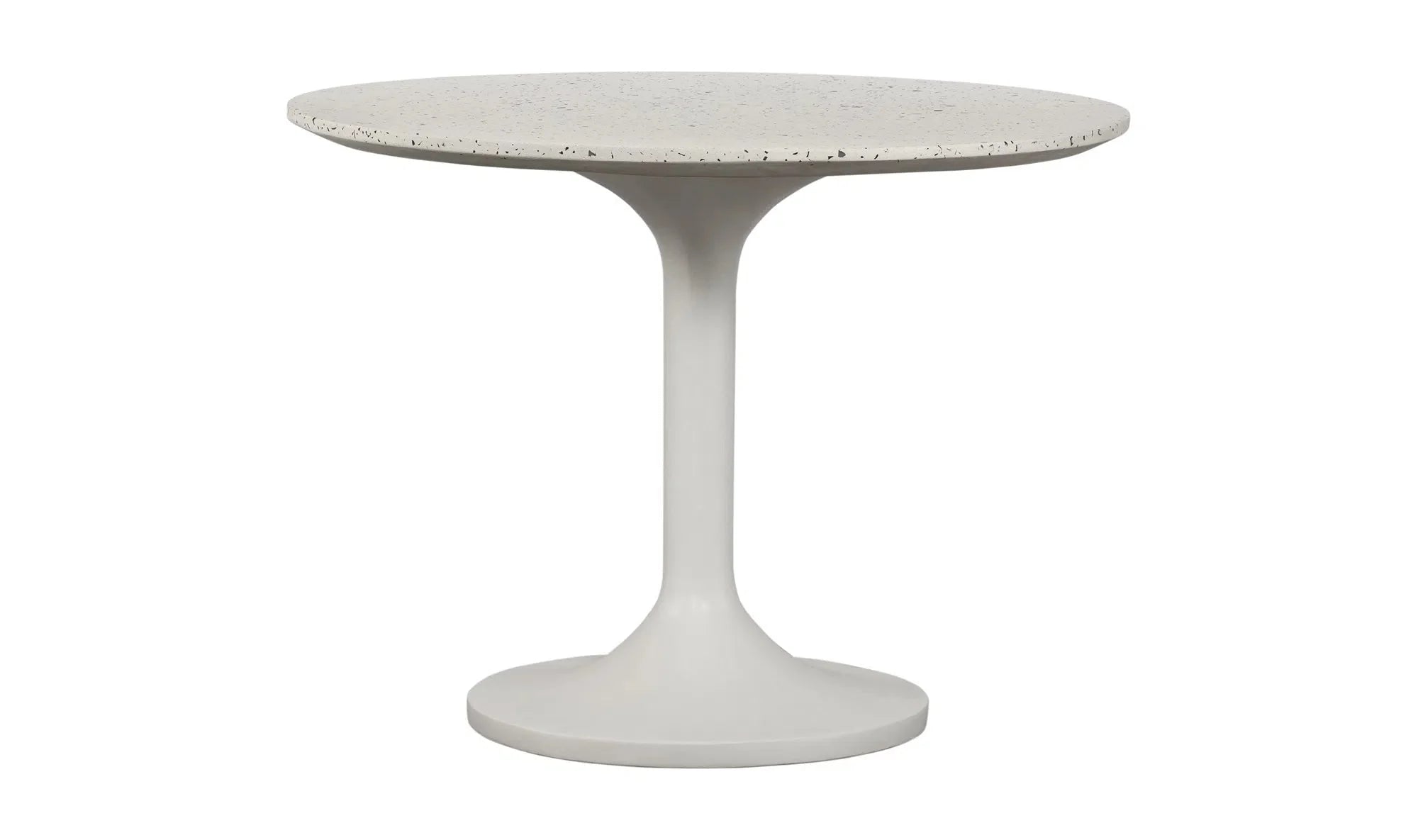 39 Inch Outdoor Cafe Table Grey Contemporary-Outdoor Dining Tables-Moe&#39;s Home-LOOMLAN
