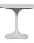 39 Inch Outdoor Cafe Table Grey Contemporary-Outdoor Dining Tables-Moe's Home-LOOMLAN