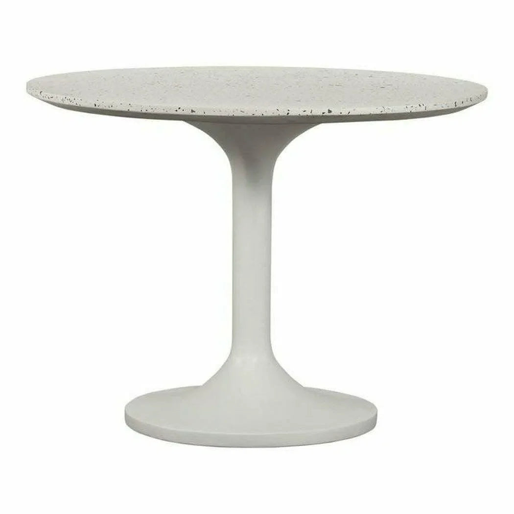 39 Inch Outdoor Cafe Table Grey Contemporary Outdoor Dining Tables LOOMLAN By Moe&#39;s Home