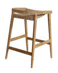 Azur Wooden Patio Counter Stool - view 8
