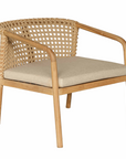 Antibes Wood Framed Patio Occasional Chair