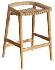 Artesia Azur Wooden Patio Counter Stool