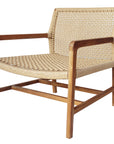 Porto Wood Framed Patio Occasional Chair