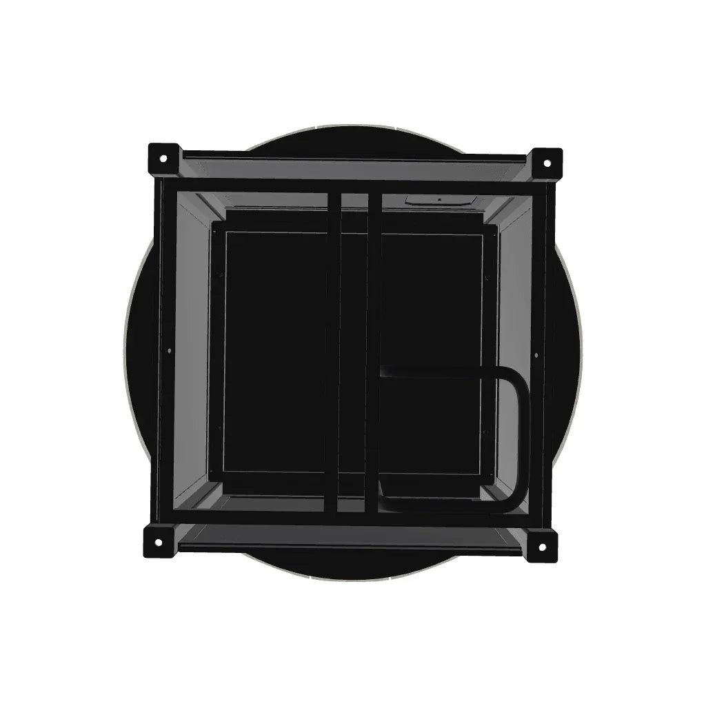 42" Round Polymer Top Chat Height Fire Table - LOOMLAN - Telescope - Outdoor Fire Tables