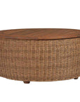 Tobago Round Outdoor Cocktail Table-Outdoor Coffee Tables-Lloyd Flanders-LOOMLAN